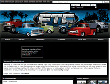 Tablet Screenshot of fordtruckclub.net